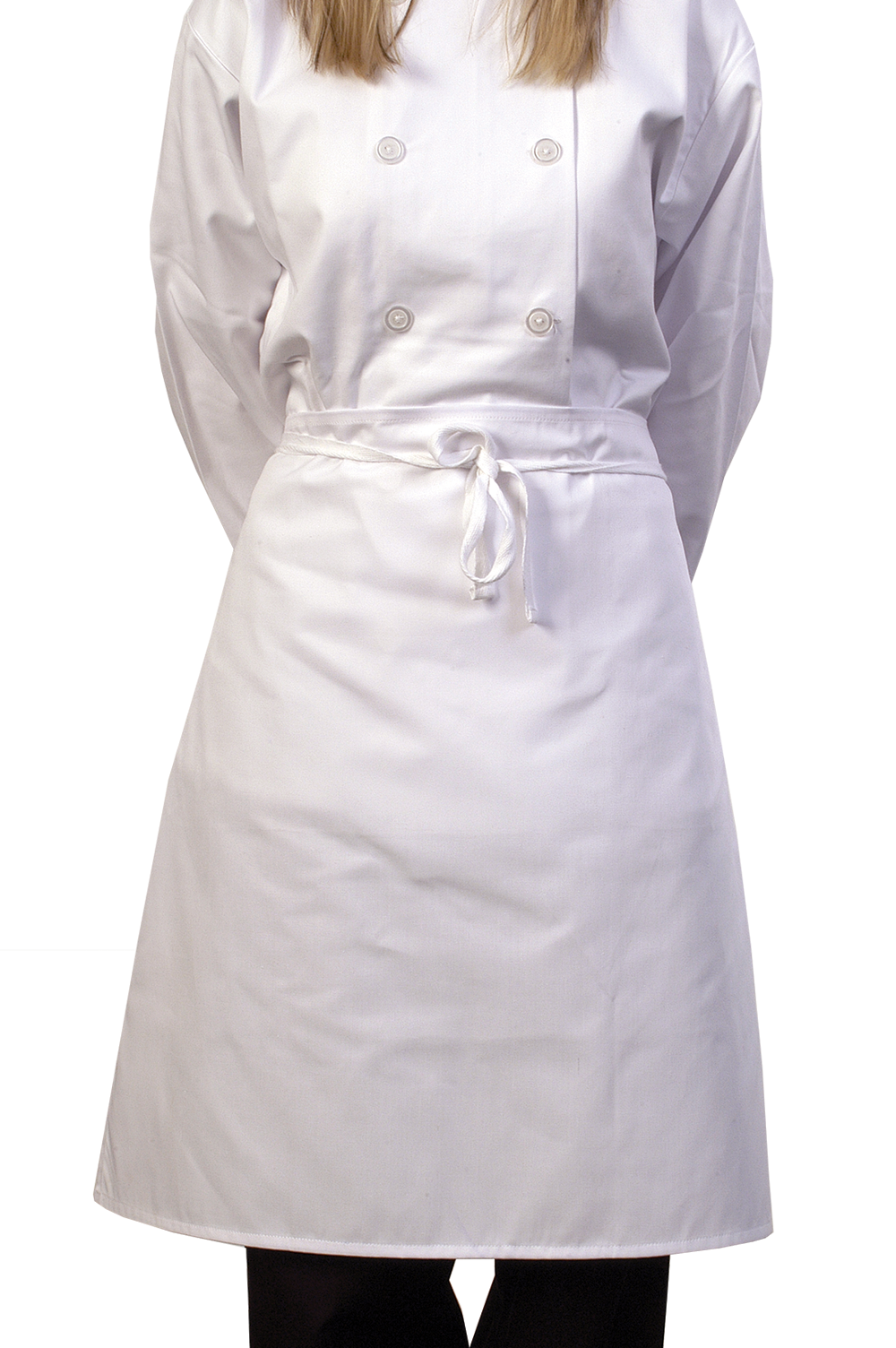 Basic Waist Apron - White