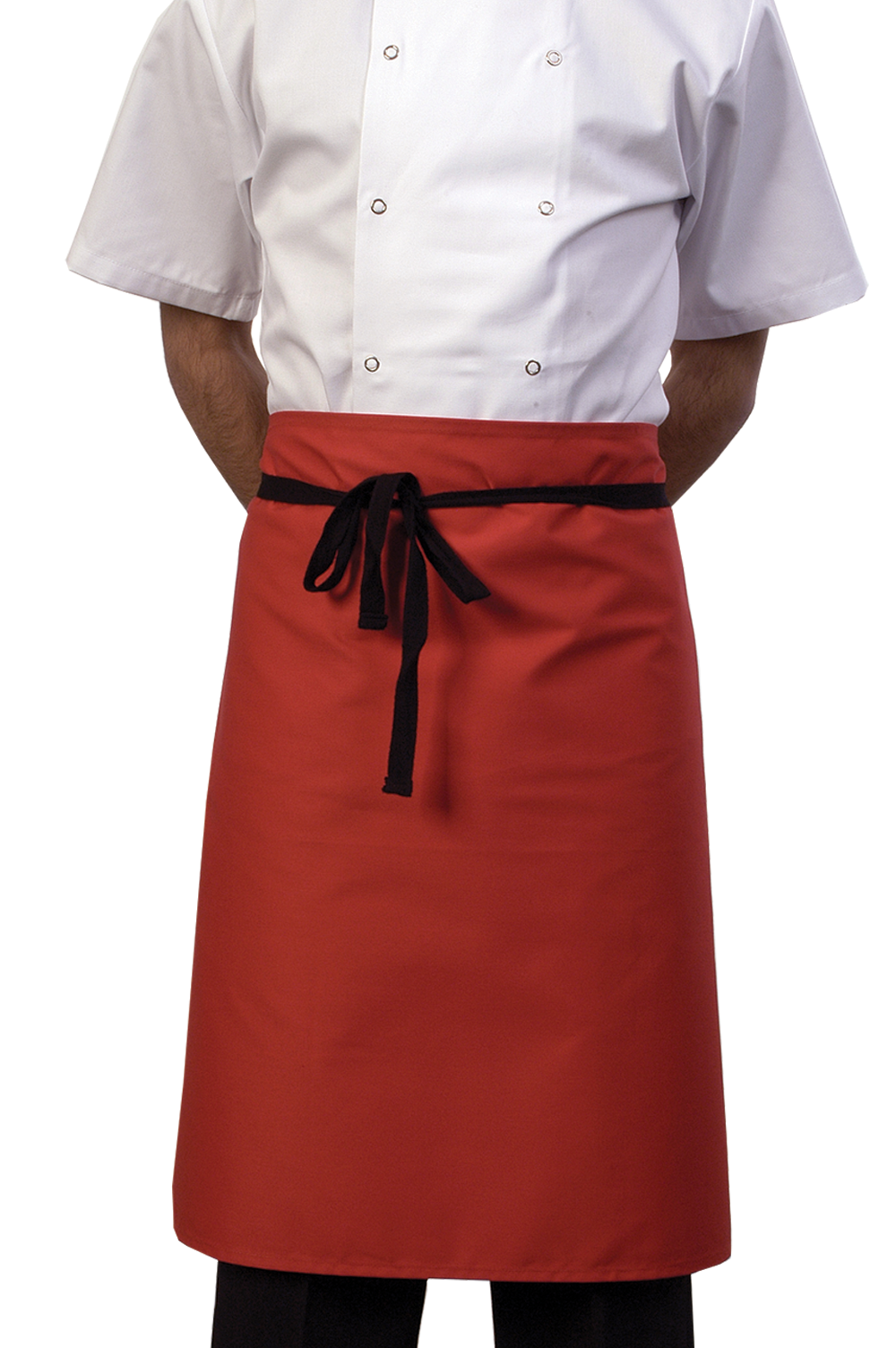 Basic Waist Apron - Red