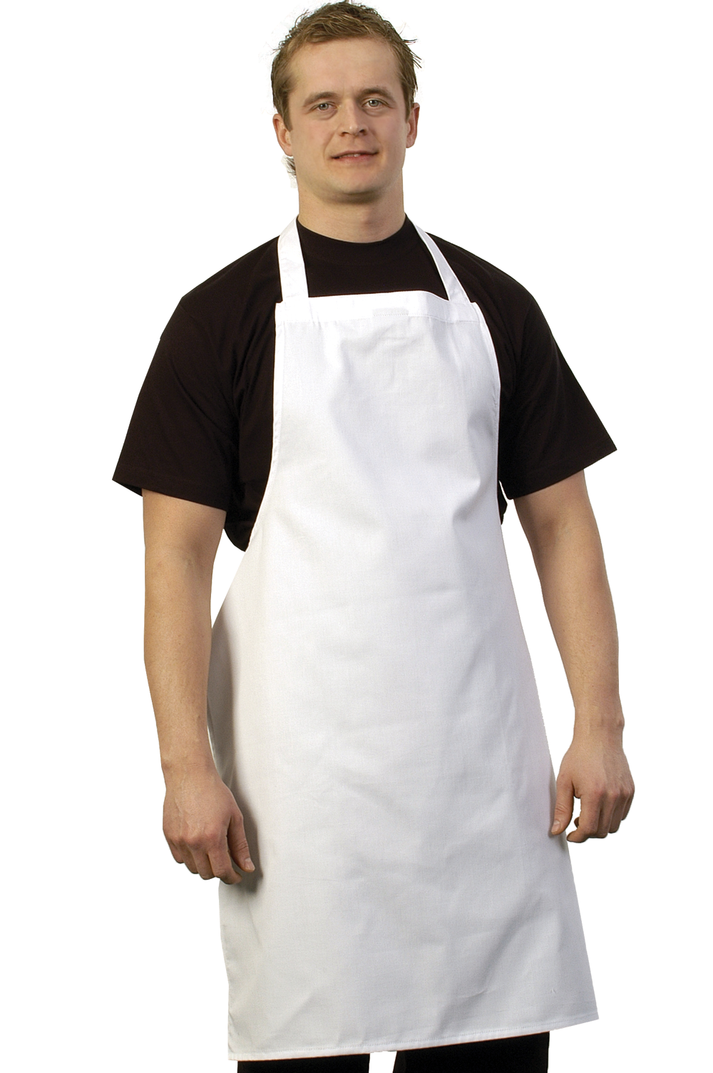 Classic Bib Apron - White