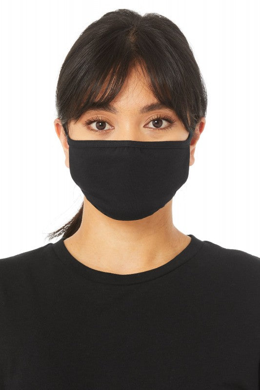 Cotton Face Mask - Black