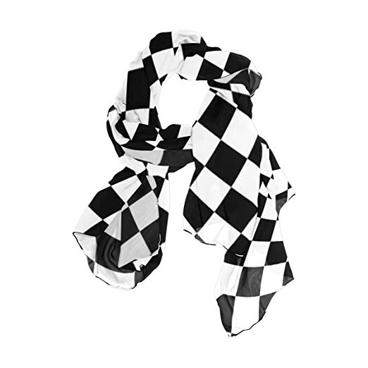Classic Check Neckerchief - Black