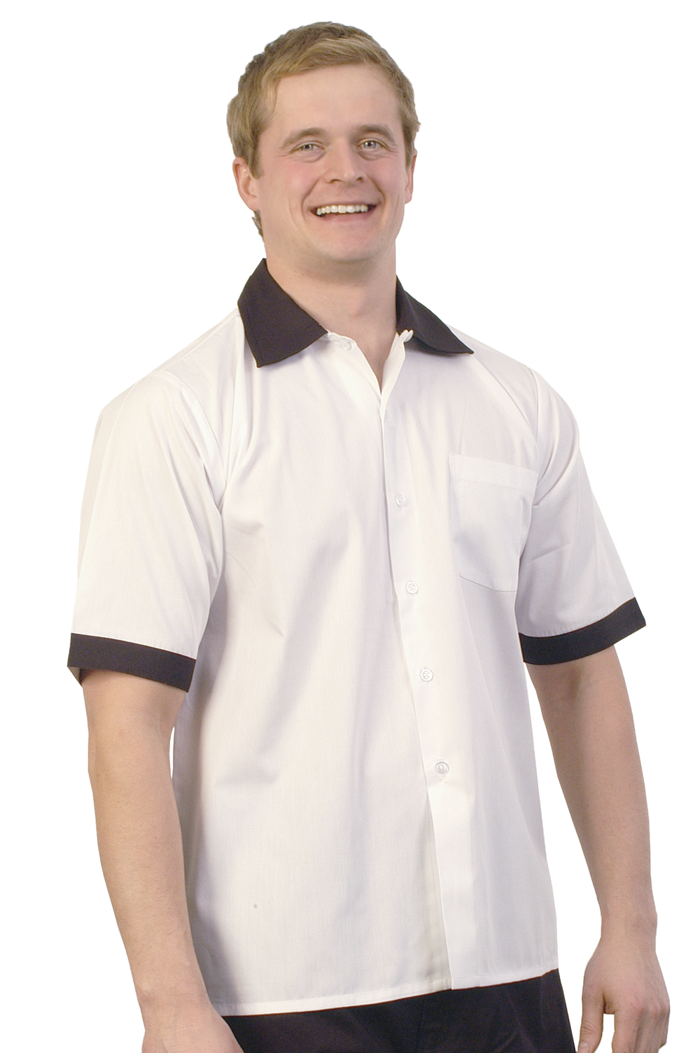Chef Shirt - Black Collar