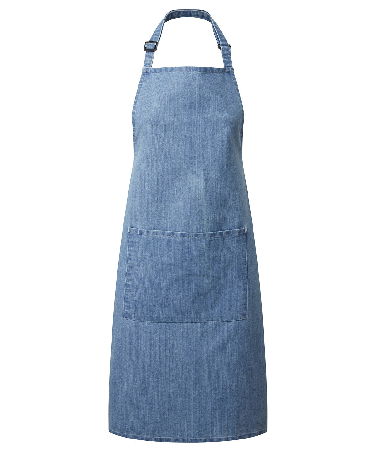 Basic Bib Apron with Pocket - Denim