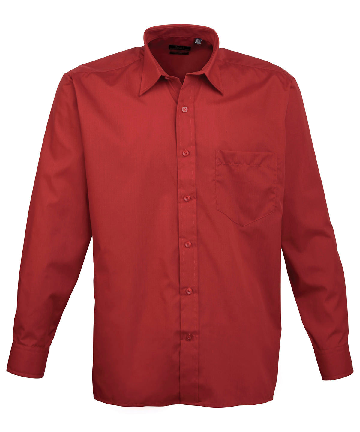 Men's Poplin Work Shirt - Long Sleeve