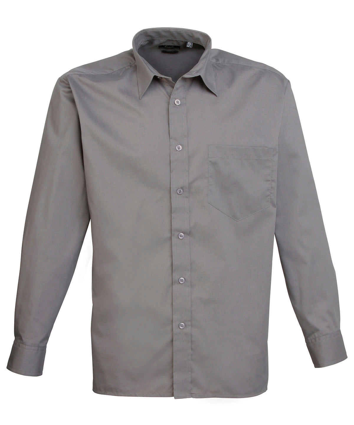Men's Poplin Work Shirt - Long Sleeve