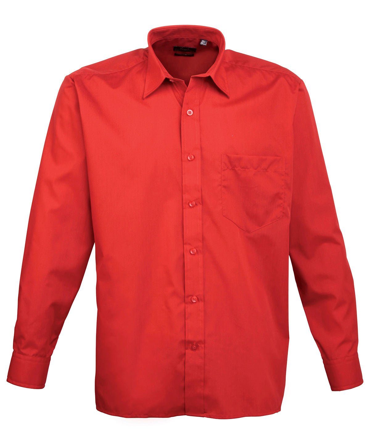 Men's Poplin Work Shirt - Long Sleeve