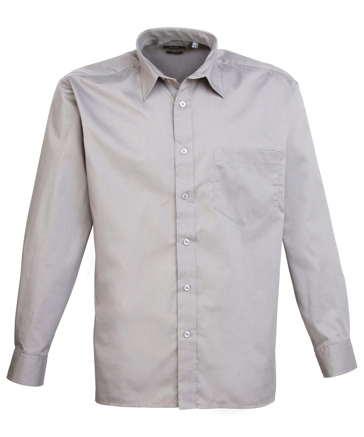 Men's Poplin Work Shirt - Long Sleeve