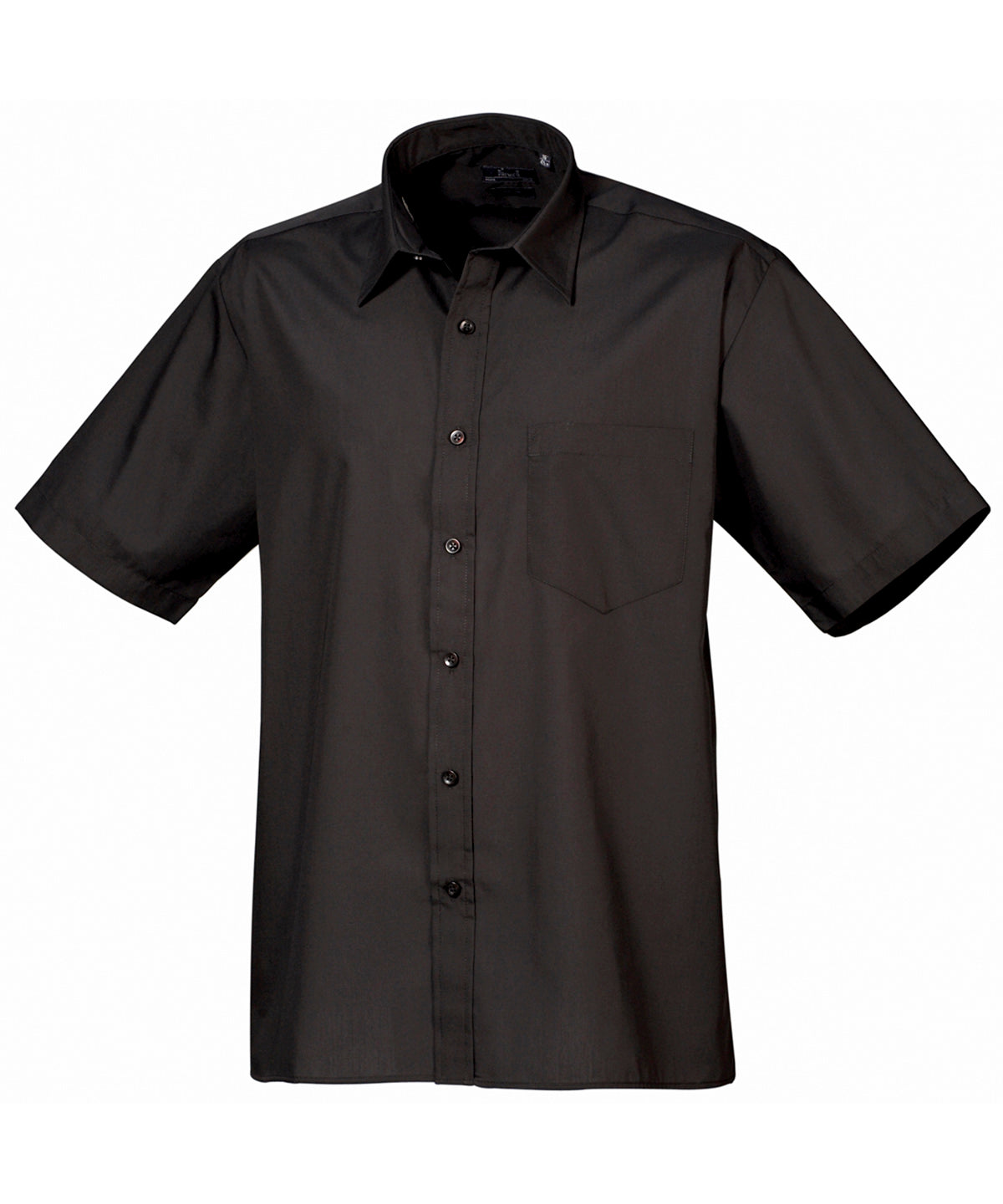 Men's Poplin Work Shirt - Short Sleeve