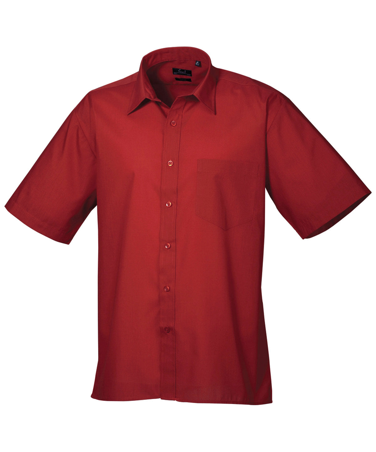 Men's Poplin Work Shirt - Short Sleeve