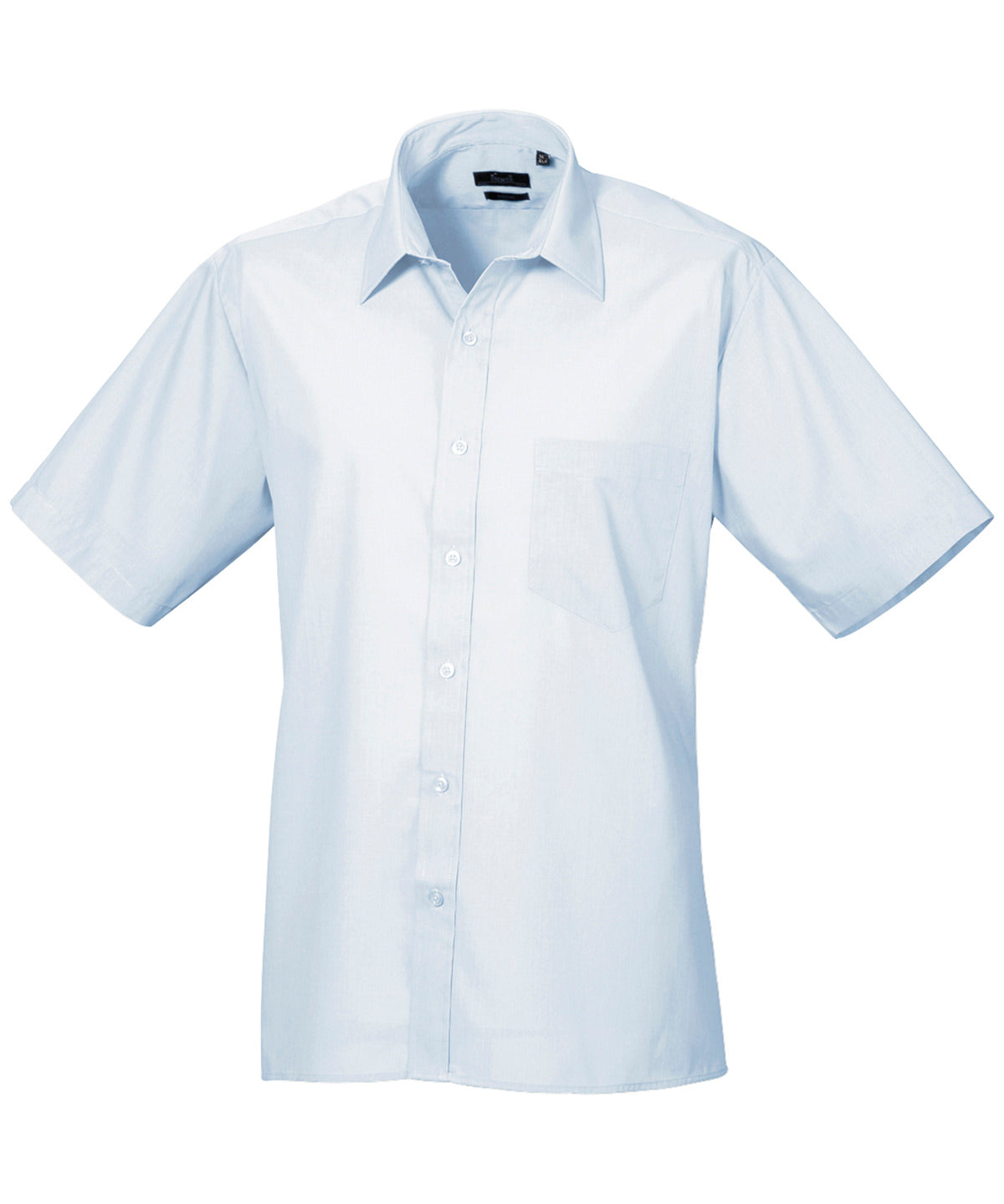 Men's Poplin Work Shirt - Short Sleeve