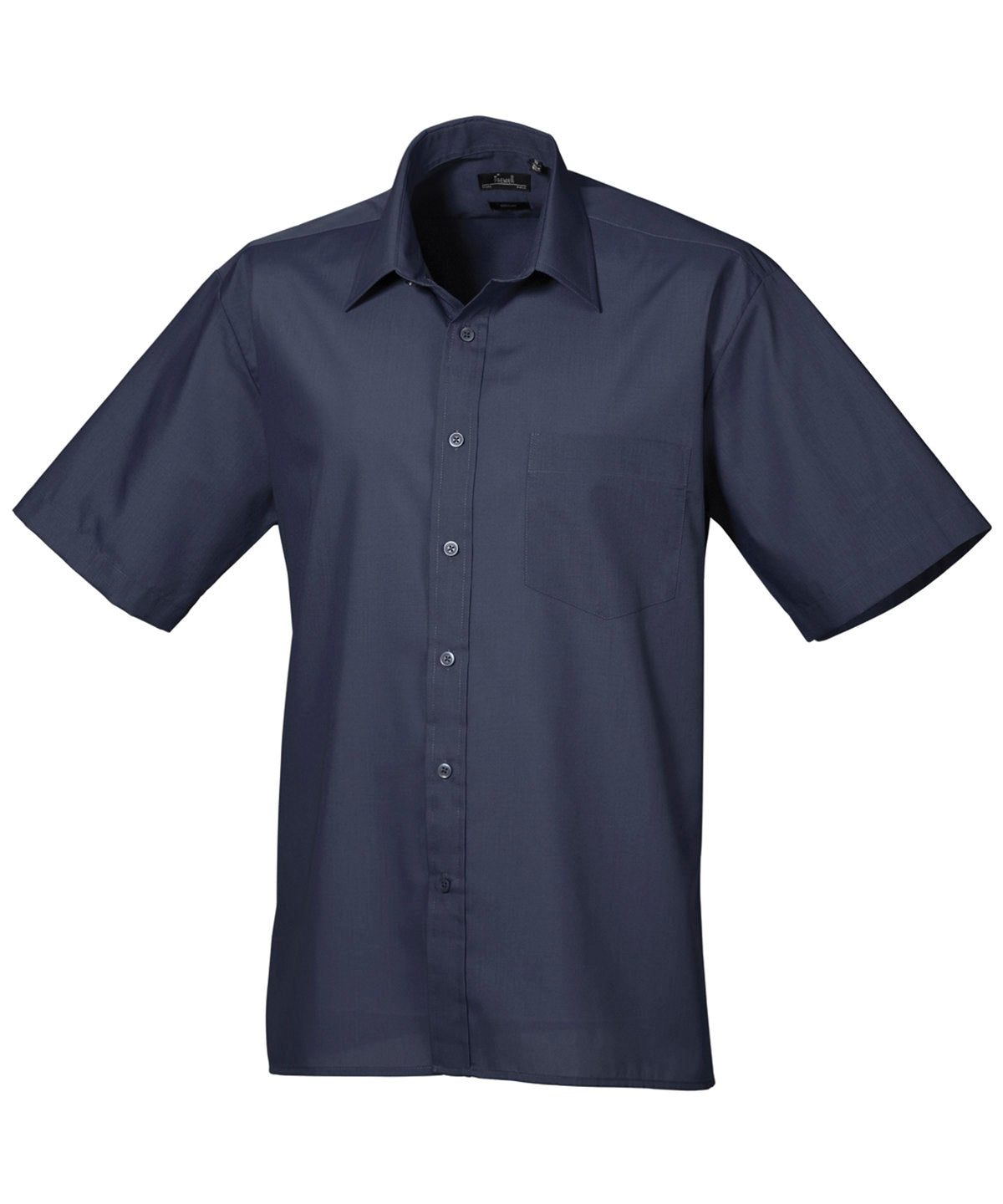 Men's Poplin Work Shirt - Short Sleeve