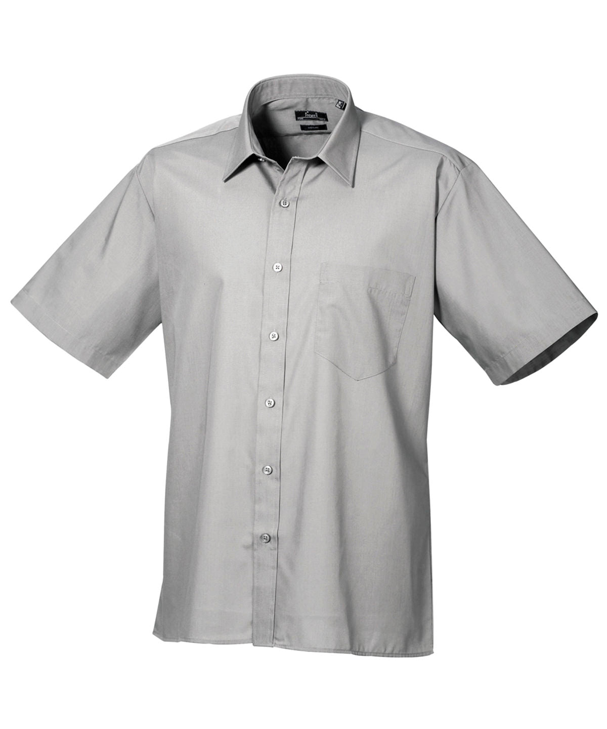 Men's Poplin Work Shirt - Short Sleeve