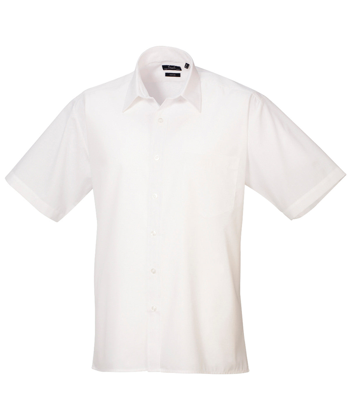 Men's Poplin Work Shirt - Short Sleeve