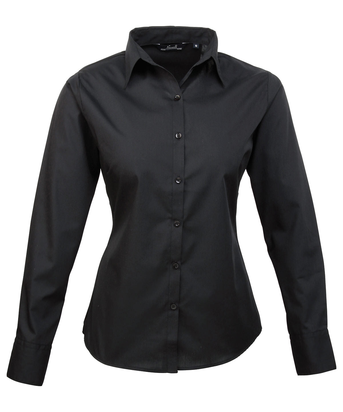 Ladies Poplin Blouse - Long Sleeve