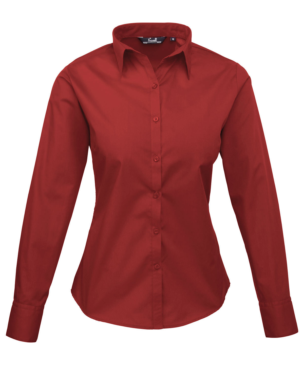 Ladies Poplin Blouse - Long Sleeve