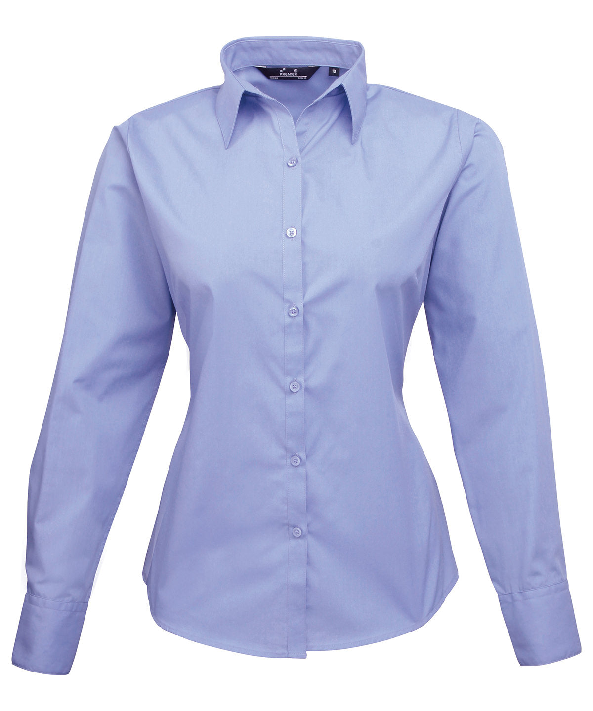 Ladies Poplin Blouse - Long Sleeve