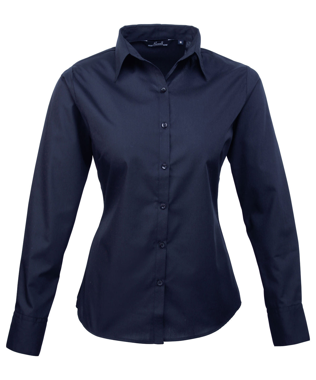 Ladies Poplin Blouse - Long Sleeve