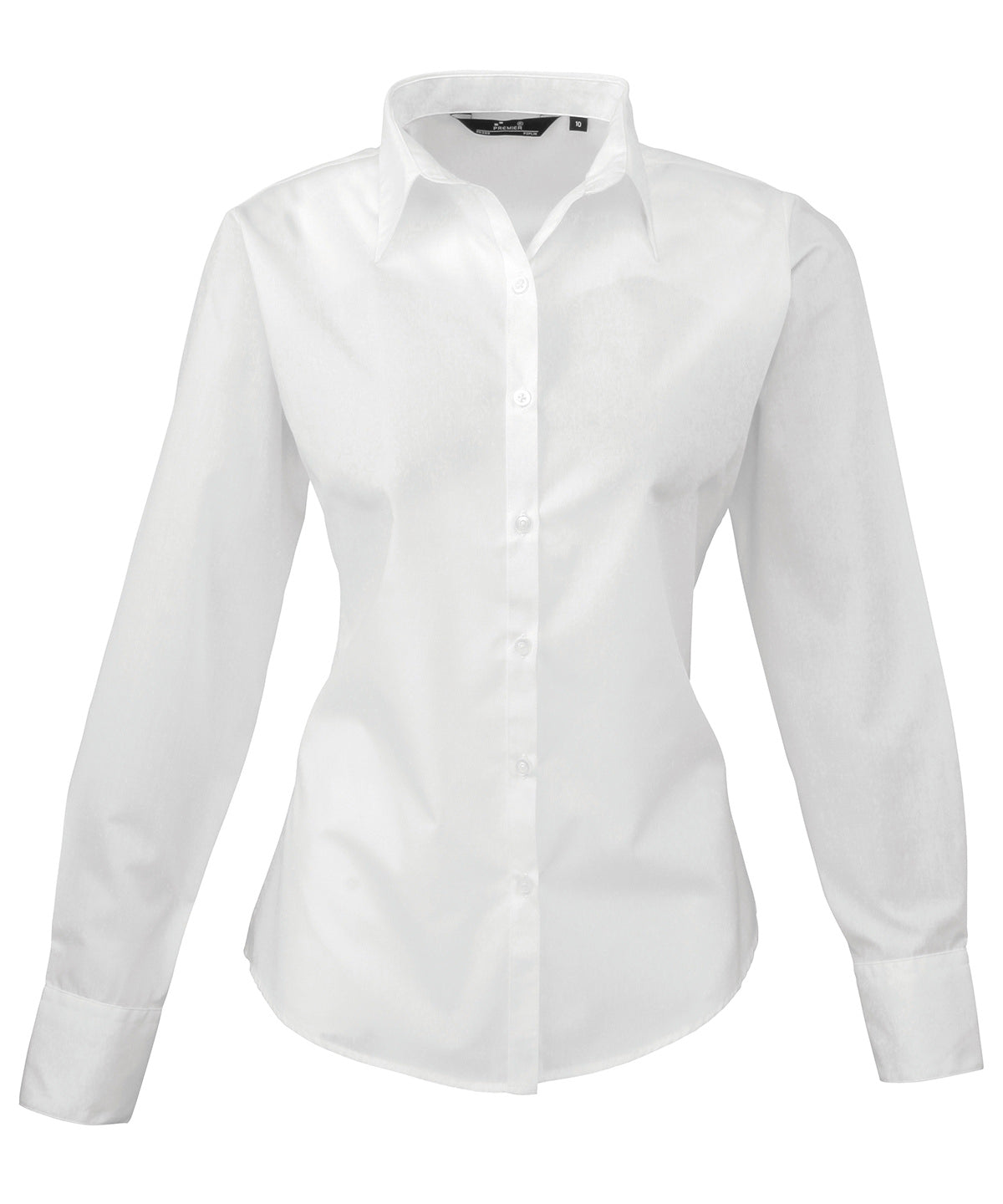 Ladies Poplin Blouse - Long Sleeve