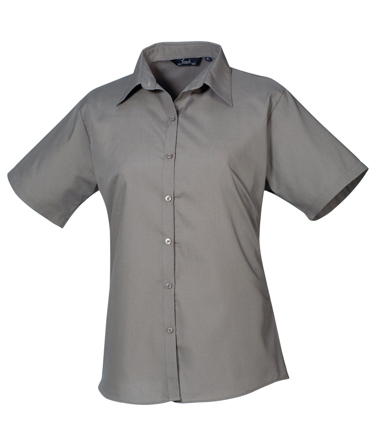 Men's Poplin Work Shirt - Short Sleeve